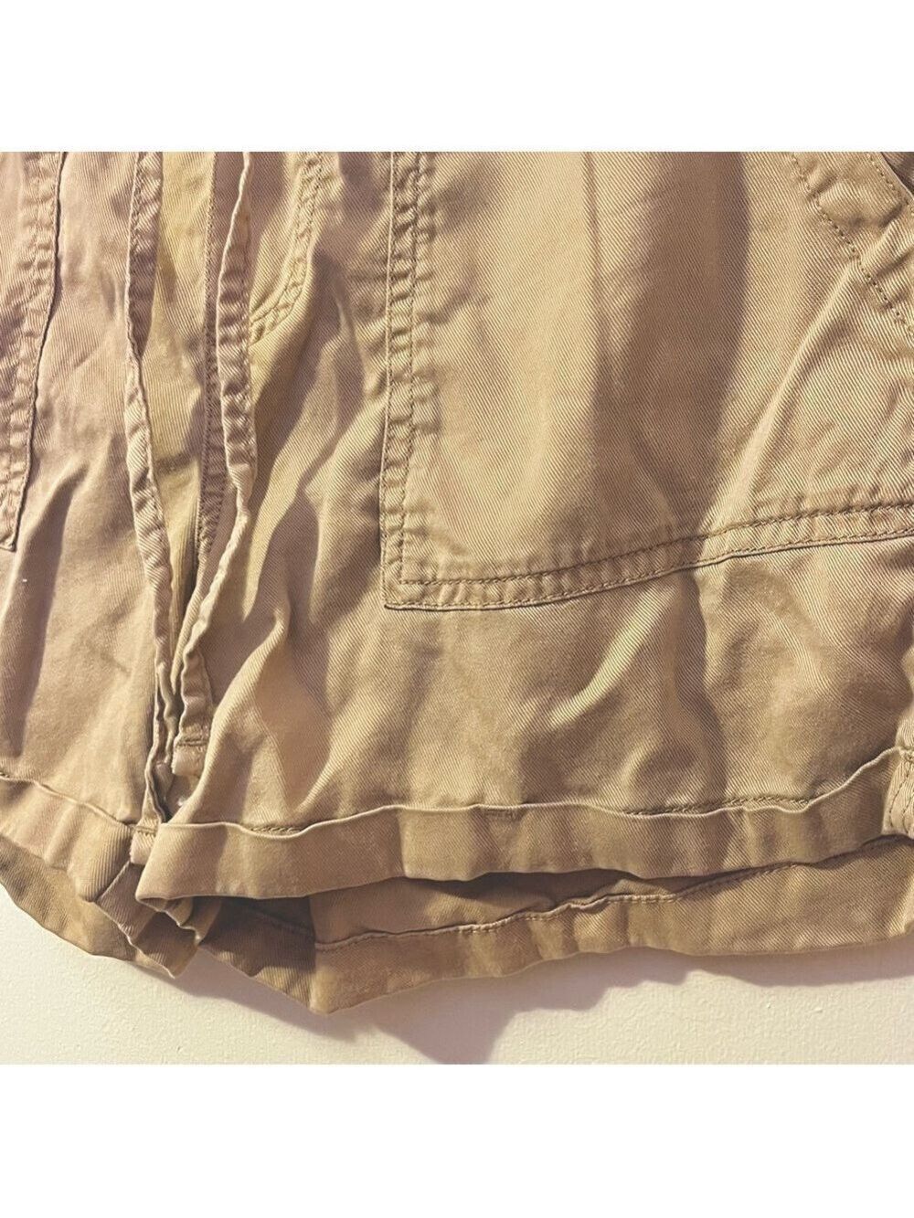 GAP Lyocell Pull On Shorts Bundle Black Khaki Elastic Waist Drawstring S - Picture 4 of 13